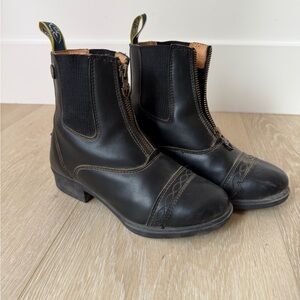 Black Moretta Kid’s Clio Paddock Boots Size 2